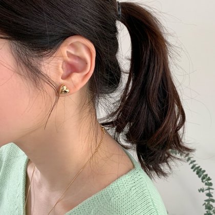 ミニハートピアス2set