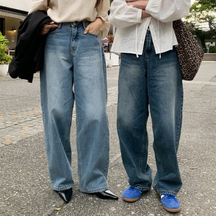 [M]バルーンルーズフィットデニムパンツ